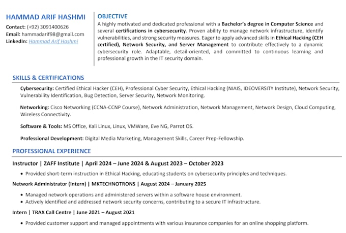 write, update cover letter, CV and resume and optimize linkedin